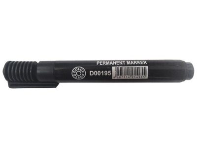 Маркер перманентный 2,0 мм "Dolce Costo" чёрный пишущий узел закруглённый (D 00195)