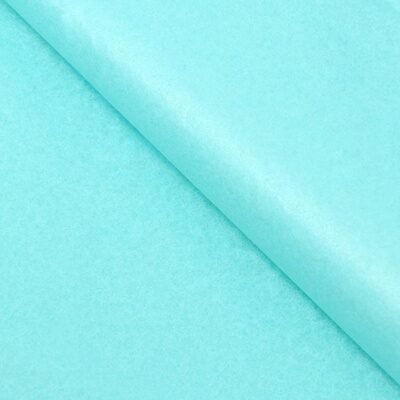 Бумага тишью, 50 х 66 см, голубой 1 лист