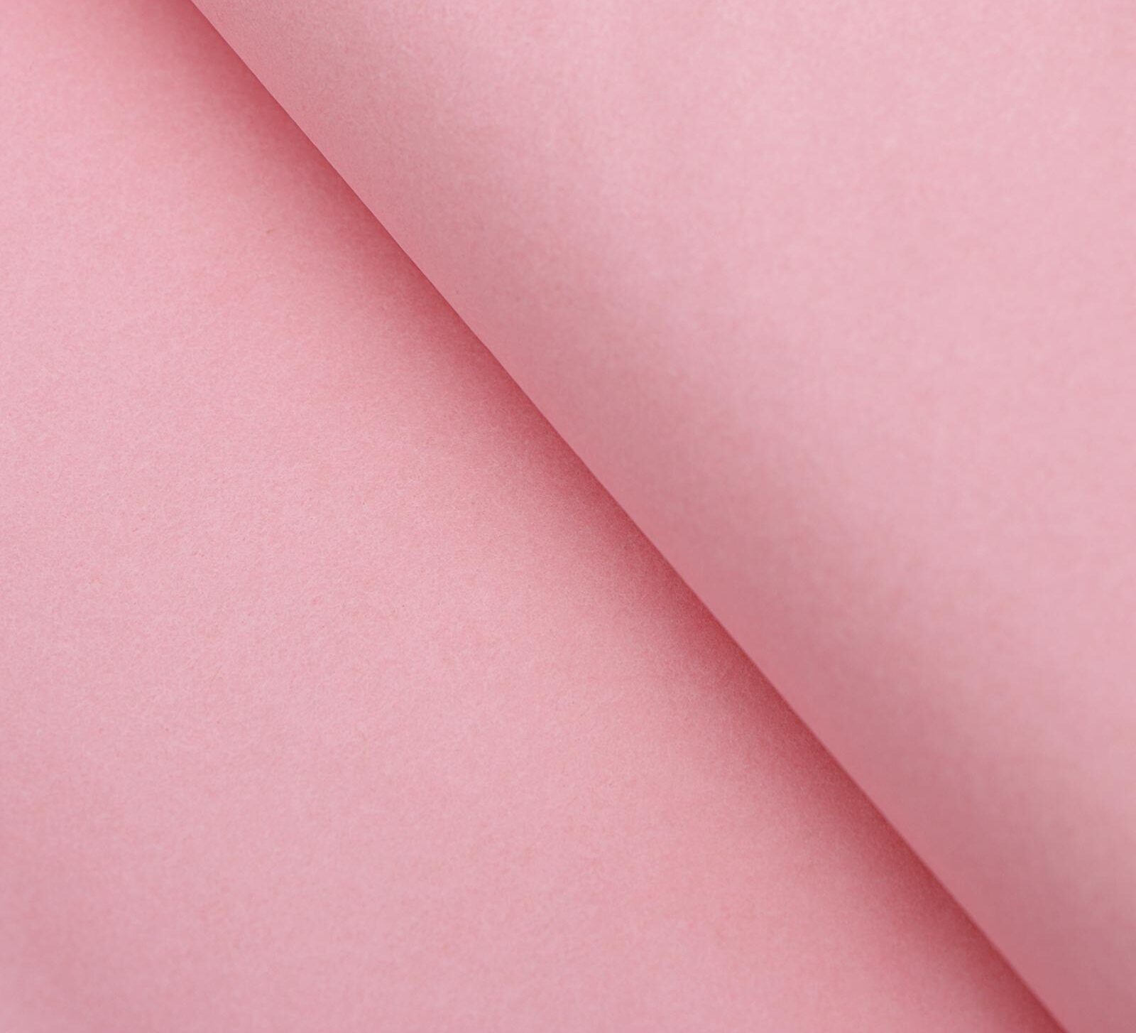 Бумага тишью, цвет светло - розовый, 50 х 66 см