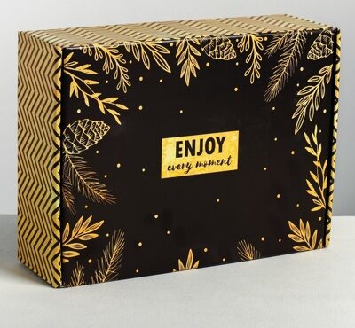 Складная коробка «С Новым годом», 30.7 × 22 × 9.5 см
